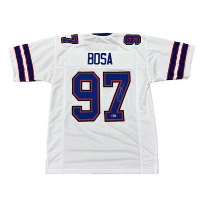 Joey Bosa Signed Pro-Style White Football Jersey #97