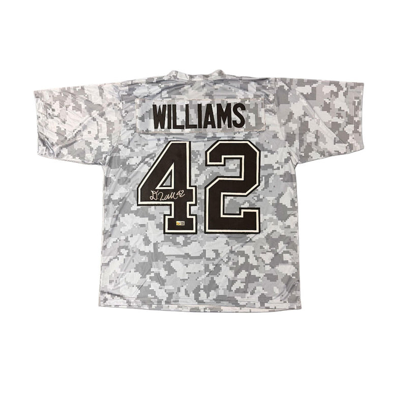 Dorian Williams Signed Pro-Style Camo Football Jersey