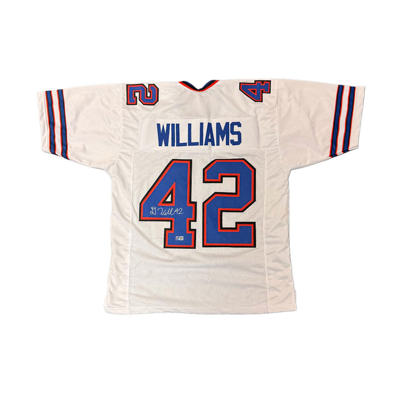 Dorian Williams Signed Pro-Style White Football Jersey