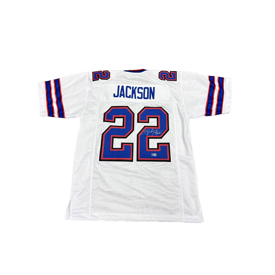 Fred Jackson Signed Pro-Style White Football Jersey
