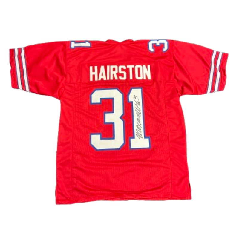 Max Hairston Signed Pro-Style Red Football Jersey