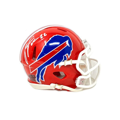 Ray Davis Signed Buffalo Bills Red Throwback Speed Mini Helmet