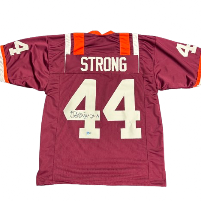 Dorian Strong Signed Pro-Style College Football Jersey