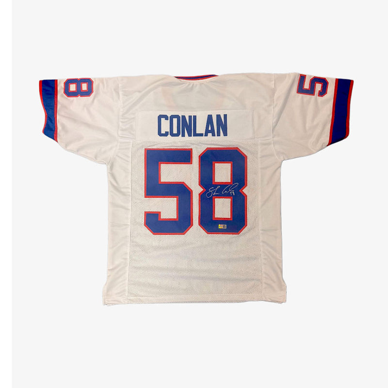 Shane Conlan Signed Pro-Style White Football Jersey