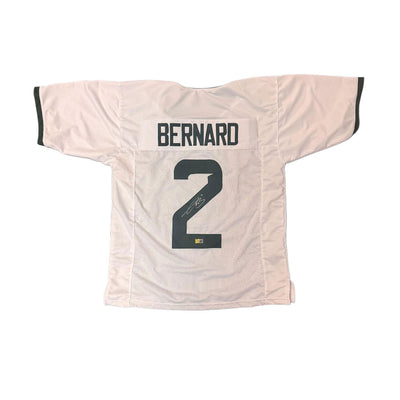 Terrel Bernard Signed Pro-Style White College Football Jersey