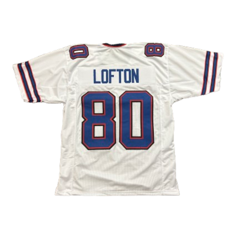 James Lofton Pro-Style White Football Jersey
