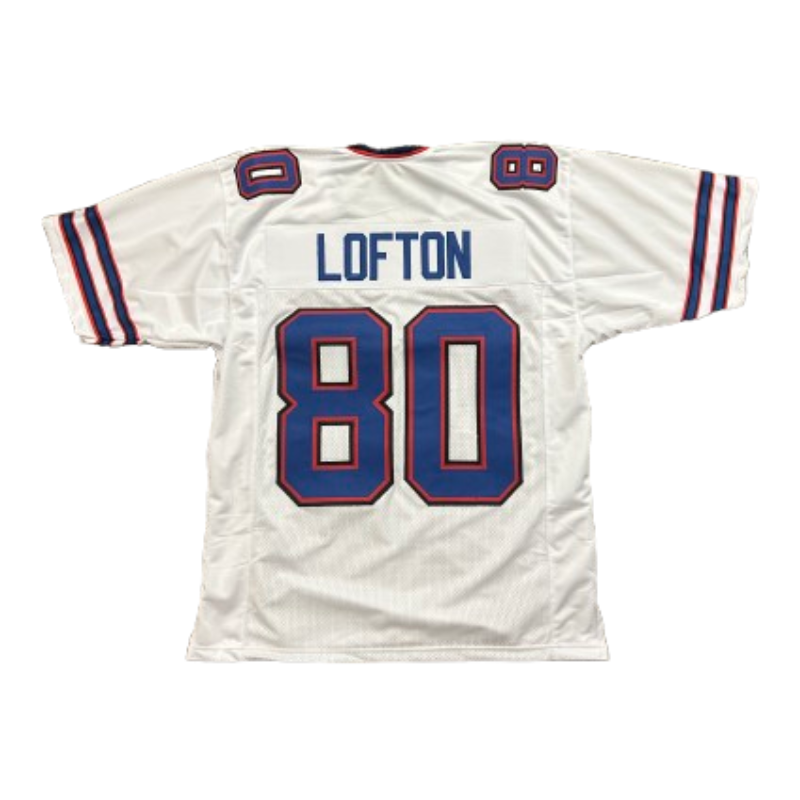 James Lofton Pro-Style White Football Jersey