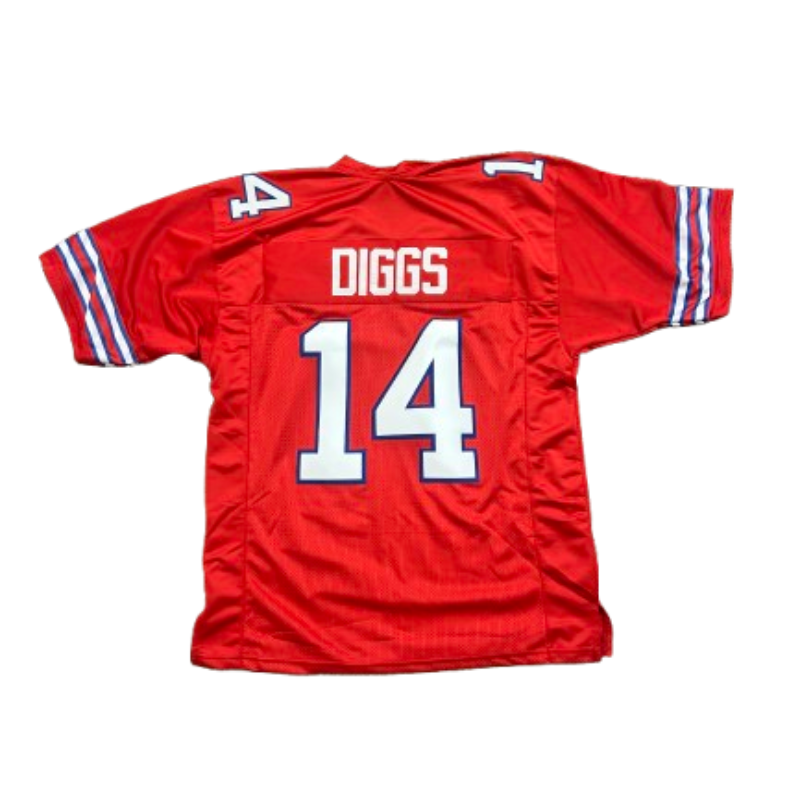 Stefon Diggs Pro-Style Red Football Jersey