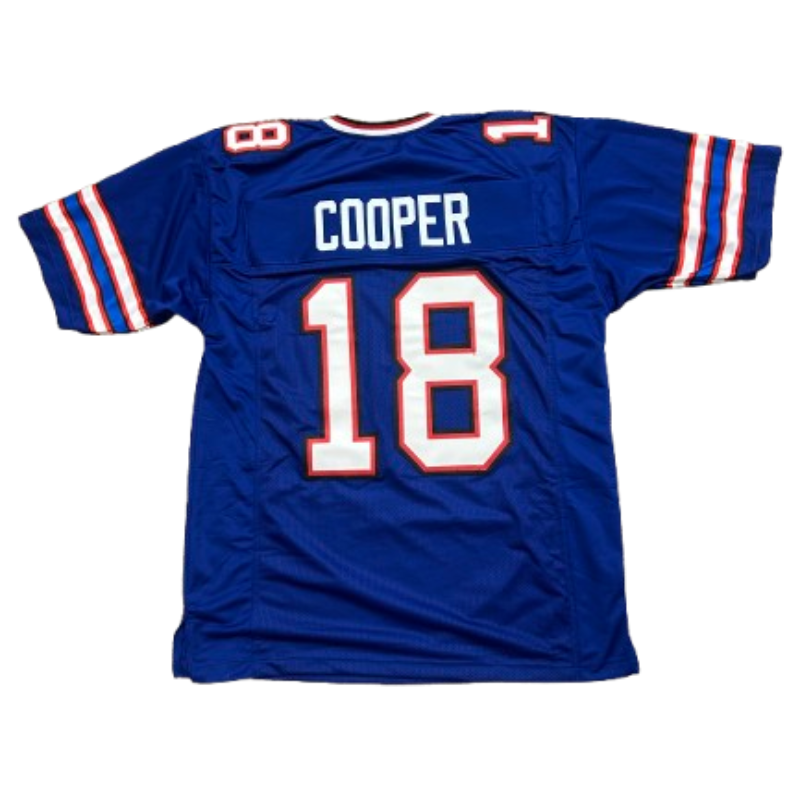 Amari Cooper Pro-Style Blue Football Jersey