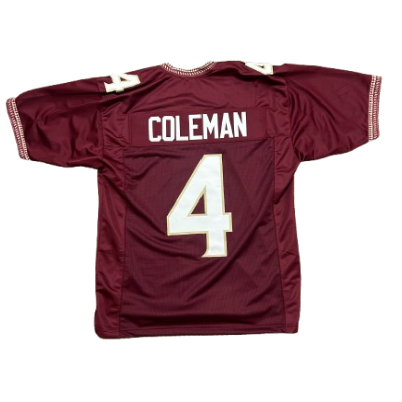 Keon Coleman Pro-Style Maroon College Football Jersey
