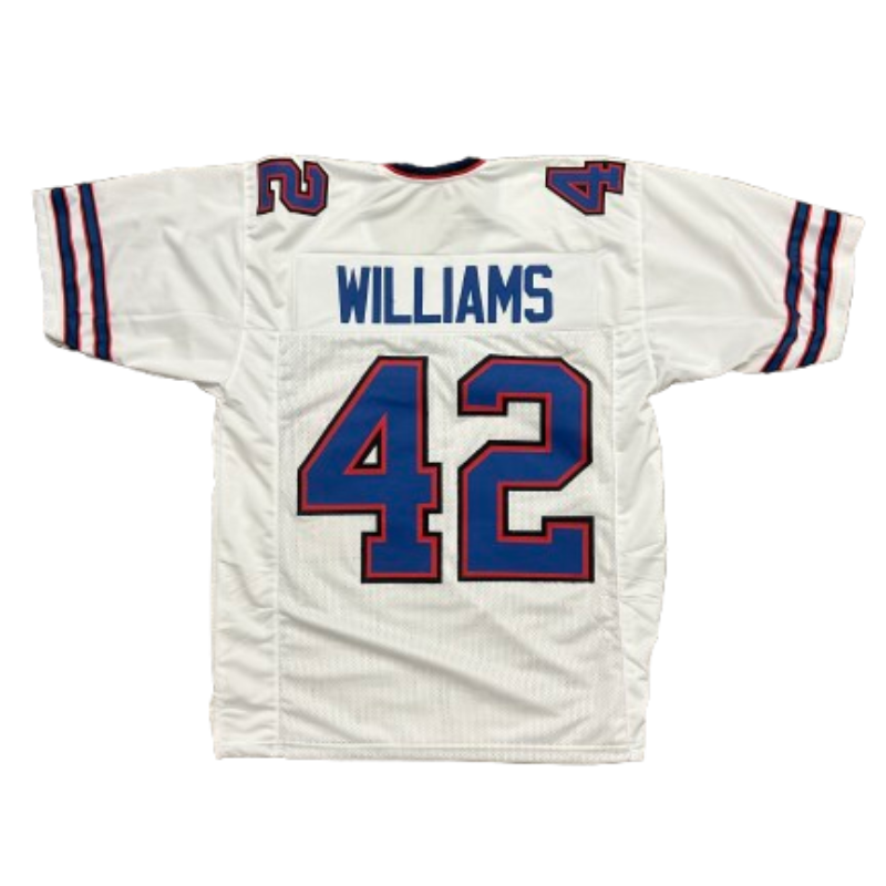 Dorian Williams Pro-Style White Football Jersey