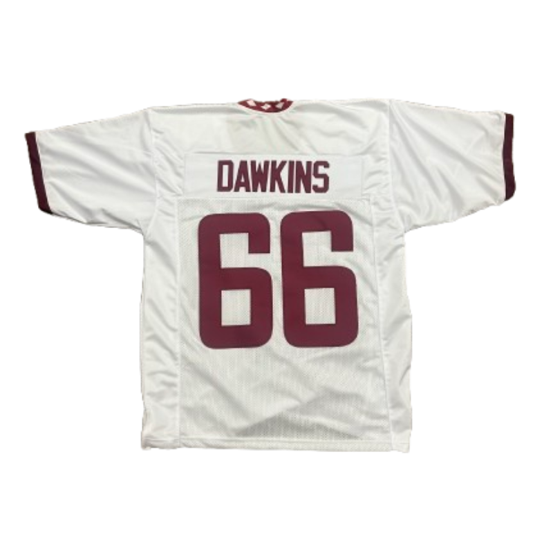 Dion Dawkins Pro-Style White College Football Jersey