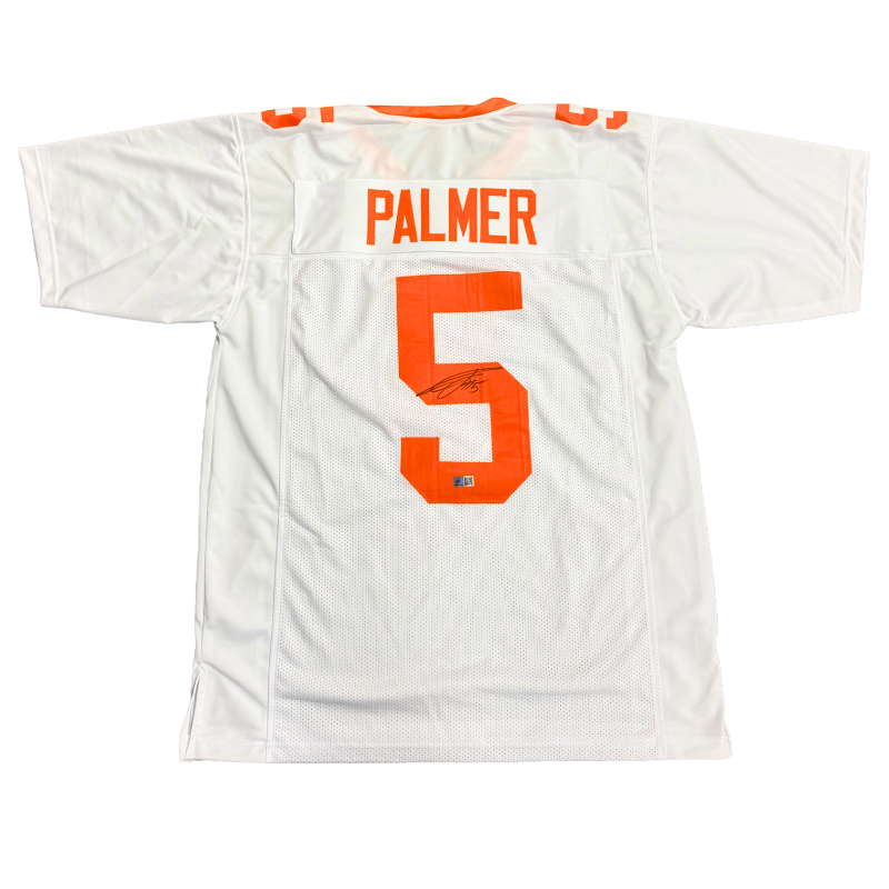 Joshua Palmer Signed Pro-Style White College Football Jersey