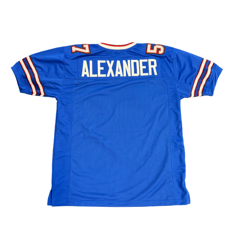 Lorenzo Alexander Pro-Style Blue Football Jersey