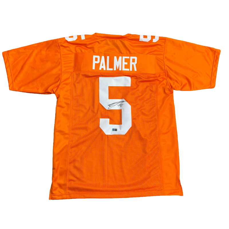 Joshua Palmer Signed Pro-Style Orange College Football Jersey
