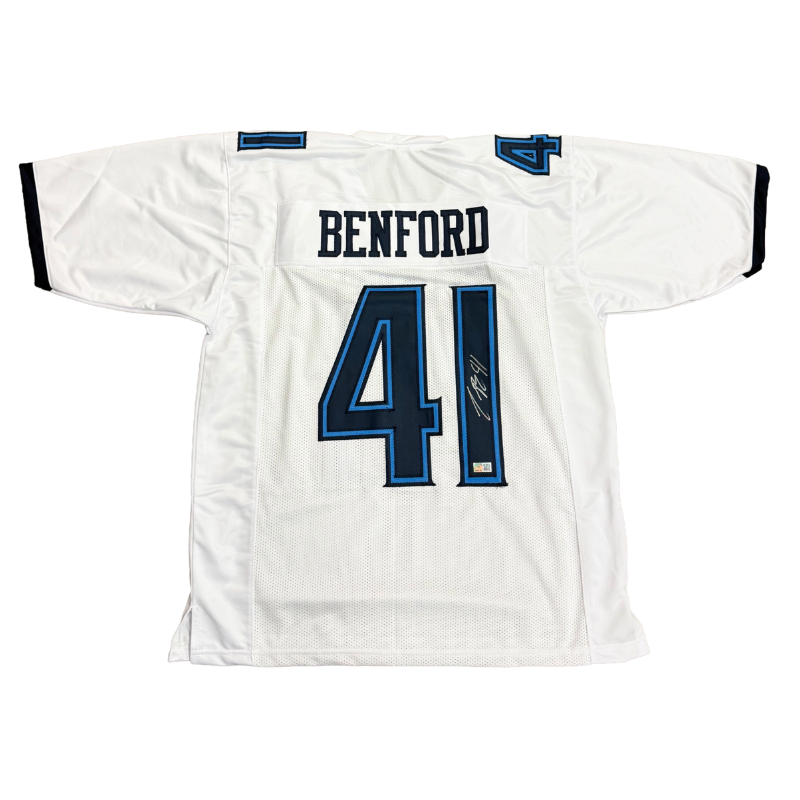 Christian Benford Signed Pro-Style White College Football Jersey
