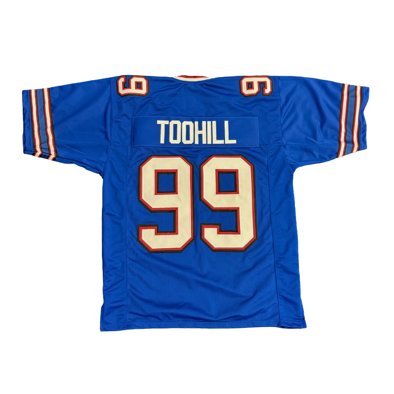 Casey Toohill Pro-Style Blue Football Jersey