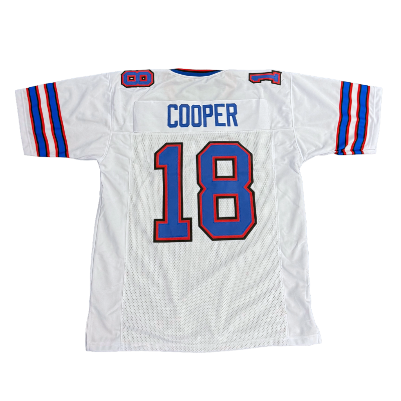Amari Cooper Pro-Style White Football Jersey