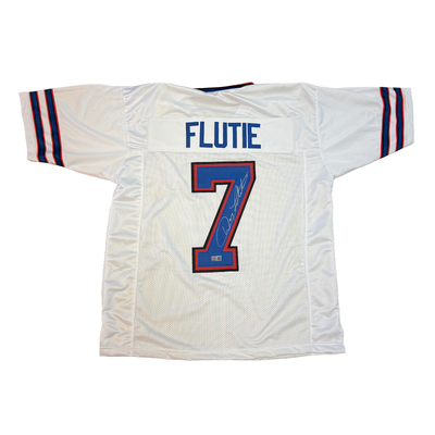 Doug Flutie Signed Pro-Style White Football Jersey