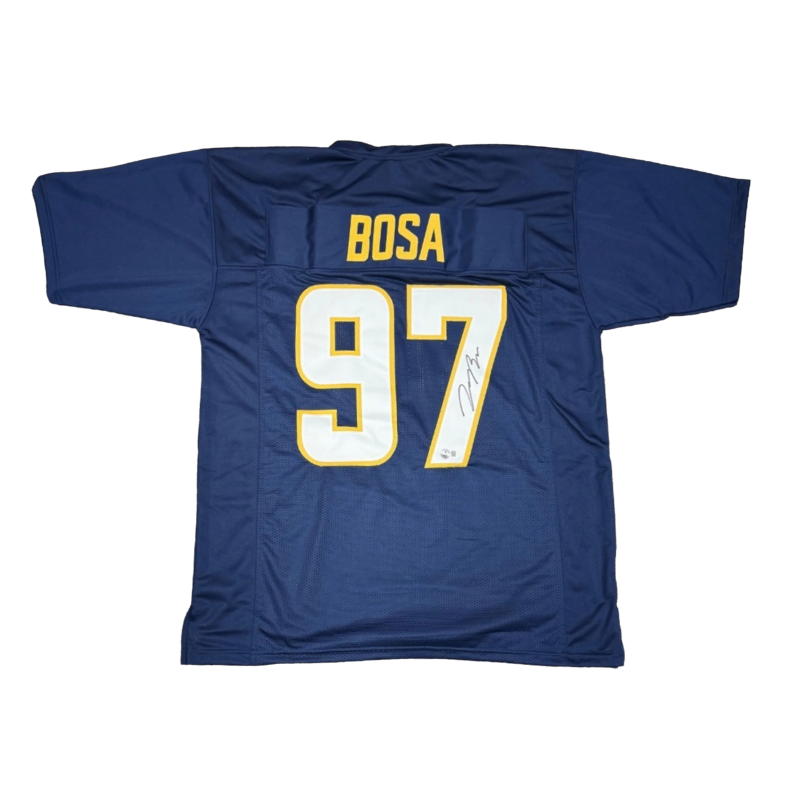 Joey Bosa Signed Pro-Style Navy Blue College Football Jersey
