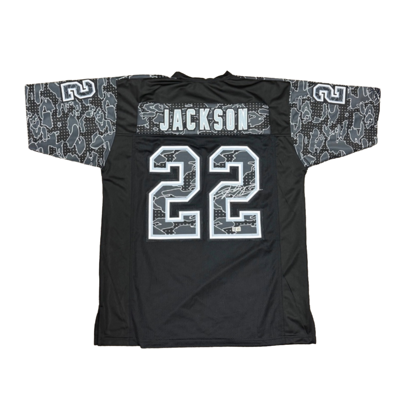 Fred Jackson Signed Pro-Style Black Reflective Football Jersey