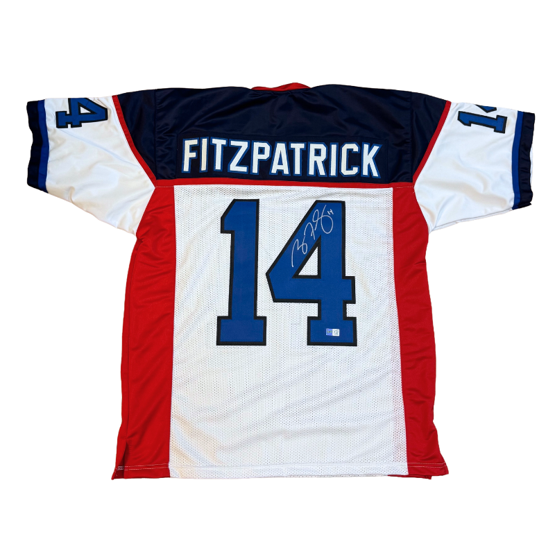 Ryan Fitzpatrick Signed Pro-Style Throwback Football Jersey