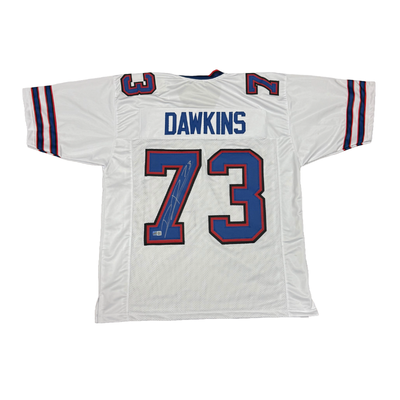 Dion Dawkins Signed Pro-Style White Football Jersey