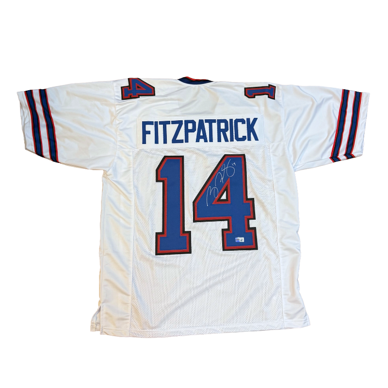 Ryan Fitzpatrick Signed Pro-Style White Football Jersey