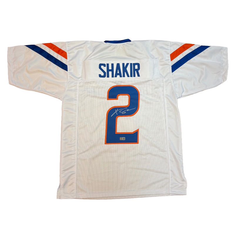 Khalil Shakir Signed Pro-Style White College Football Jersey