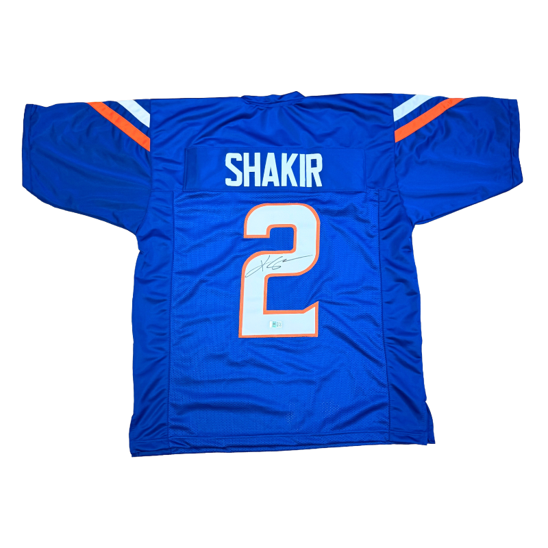 Khalil Shakir Signed Pro-Style Blue College Football Jersey