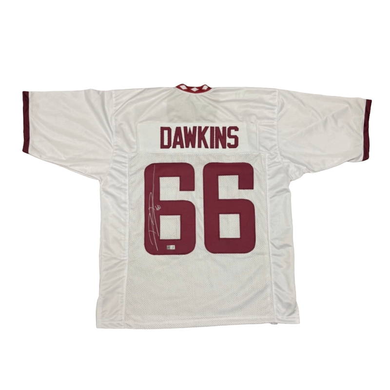 Dion Dawkins Signed Pro-Style College White Football Jersey