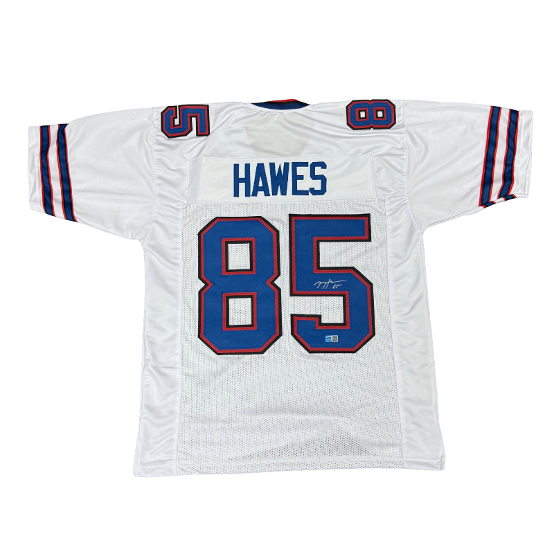 Jackson Hawes Signed Pro-Style White Football Jersey