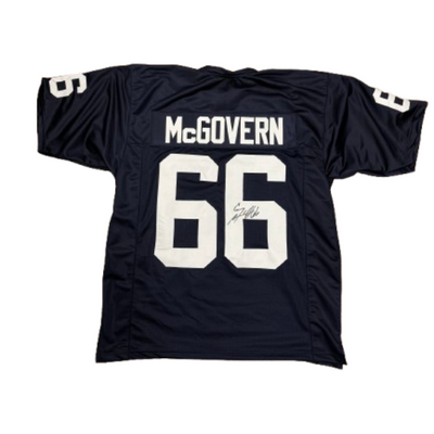 Connor McGovern Signed Pro-Style College Football Jersey