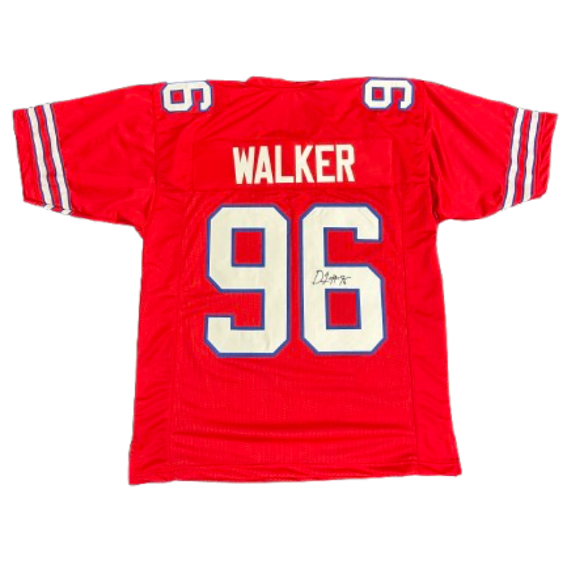 Deone Walker Signed Pro-Style Red Football Jersey